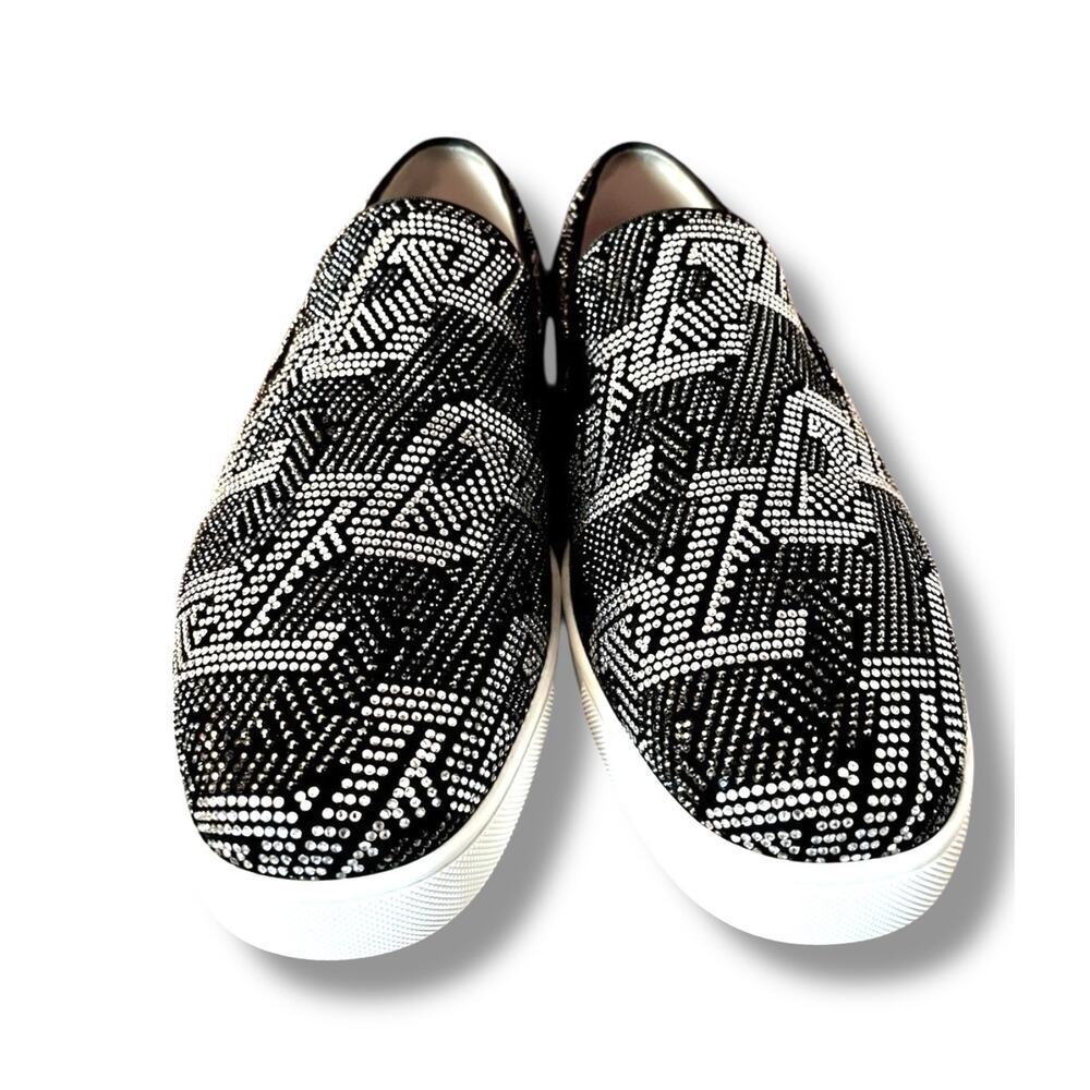Christian Louboutin Rollerboat Studded Strass Pik Boat Shoes Size 40.5 7.5 - Picture 11 of 11